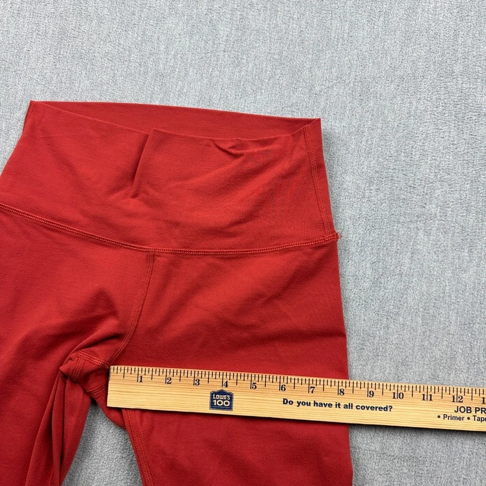 Lululemon Leggings Women 6 Orange Wunder Under Crop High Rise 21